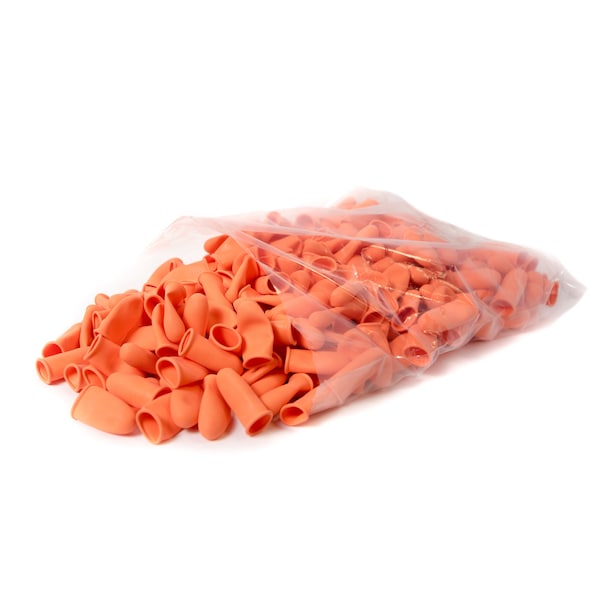 Bertech Sheer Latex, 14 mil Thickness, Orange, Large, 300 PK - FC-O-L