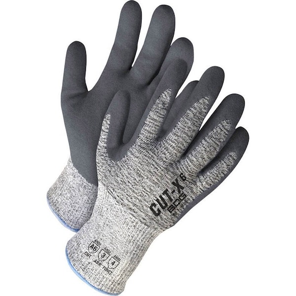 Bdg Cut-Resistant Coated HPPE Gloves, Nitrile, Sandy, Palm, 3 Abrasion Level, Gray, , 4XL (13) 1 PR - 99-1-9626-13