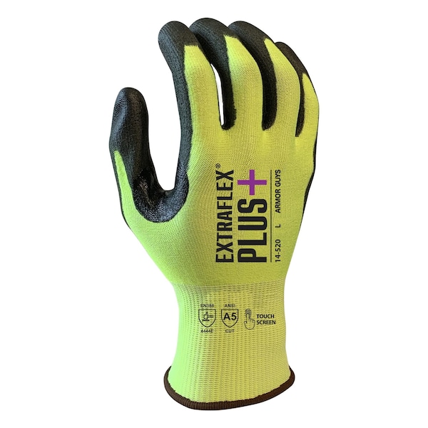 Armor Guys Cut Resistant Gloves, Cut Level A5 , Polyurethane Palm , L 12 PK - 14-520-L