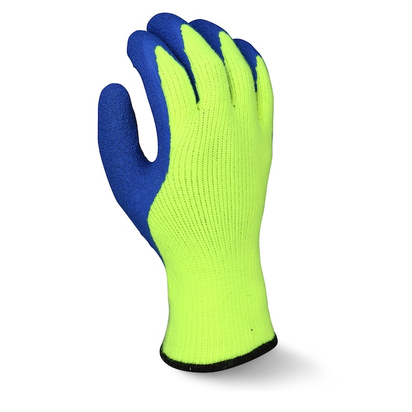 Radians Hi-Vis Cold Protection Cut-Resistant Coated Gloves, Acrylic/Polyester Lining, Hi-Vis Yellow, L - RWG27L