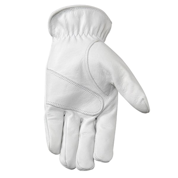 Wells Lamont Wells Lamont M Goatskin Leather Driver Pearl Gray Gloves - 1720M