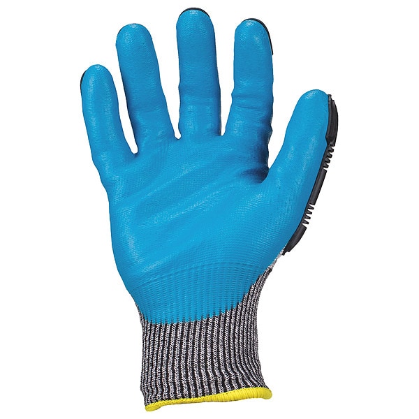 Ironclad Performance Wear Coated Gloves, HPPE/Nitrile Palm, Acrylic Lining, Blue/Gray, XL ( 10 ) - KKC5BW-05-XL