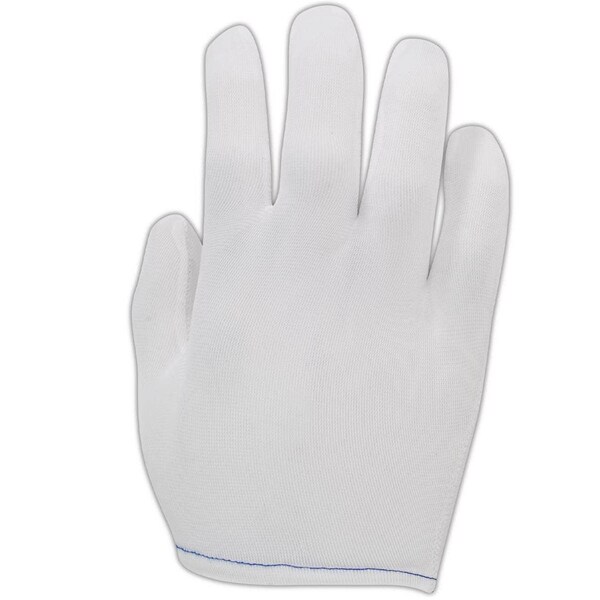 Magid Cleanroom Gloves, Nylon, 6.5in L, White, XS, 12 PK - 4311-S