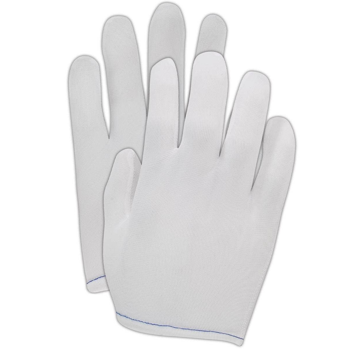 Magid Cleanroom Gloves, Nylon, 6.5in L, White, XS, 12 PK - 4311-S