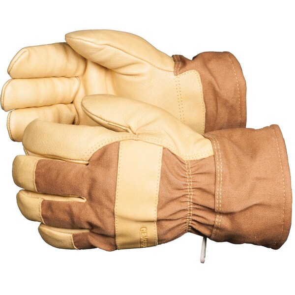Gemplers Waterproof Pigskin Gloves with Safety Cuff - 1938BRN LRG
