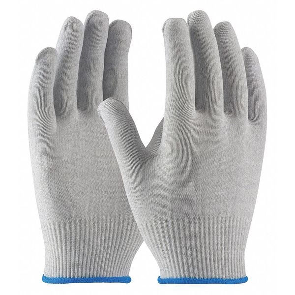 Partners Brand ESD Uncoated Nylon Gloves, Large, White, 12 Pairs/Case - GLV2501L