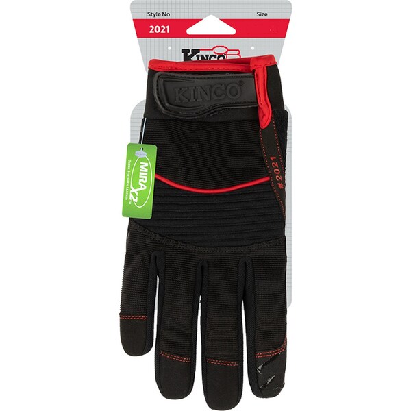 Kinco Kinco Handler Men's Indoor/Outdoor Pull-Strap Work Gloves Black XL 1 pair - 2021-XL