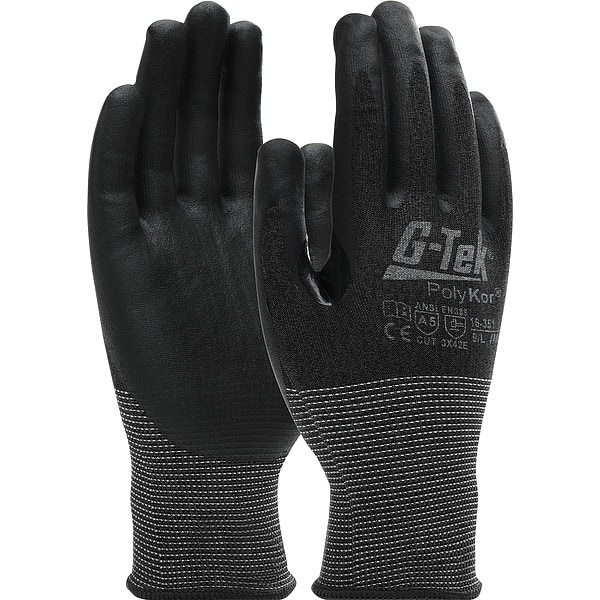 Pip Cut Resistant Glove, , Foam Palm, Knit, 1 PR - 16-351/L