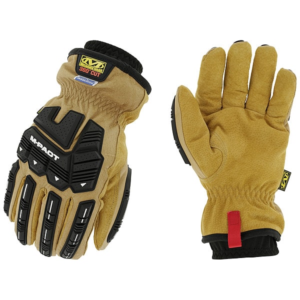 Mechanix Wear Winter Work Gloves, Knit Cuff, Keystone Thumb, Tan / Tan; Black - LDMP-XW75-010
