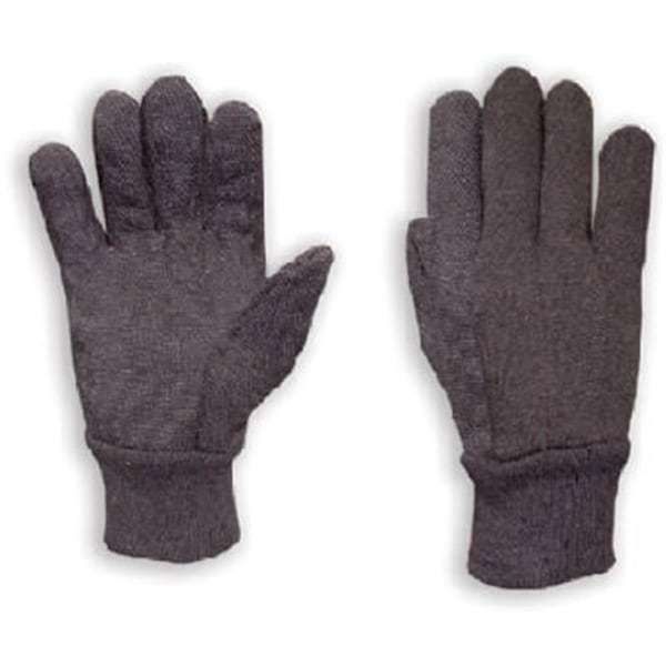 Wells Lamont 302S 9 oz. Mens Brown Jersey Glove, Small - 209216