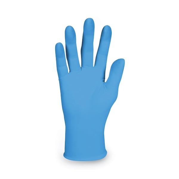 Kleenguard G10, Disposable Gloves, 6 mil Palm, Nitrile, Powder-Free, L, 100 PK, Blue - 54423