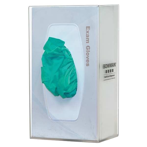 Bowman Dispensers Glove Box Dispenser, Polycarbonate Plastic, Holds (1) Box , Clear - GL100-1214