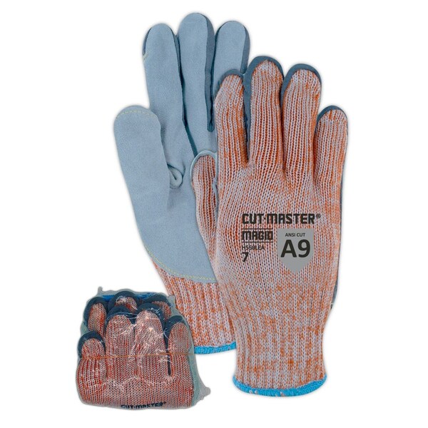 Magid Cutmaster H550Lea Leather Palm Glove, 11, 12PK - SWH550LEA-11