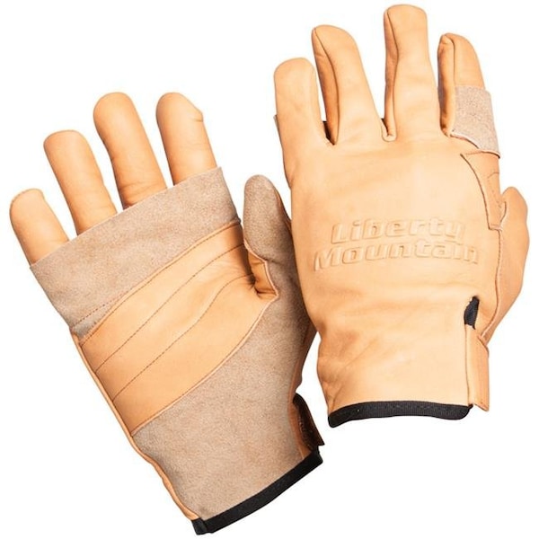 Liberty Mountain Liberty Mountain Light Brown Rappel Glove Cowhide - Md - 444352