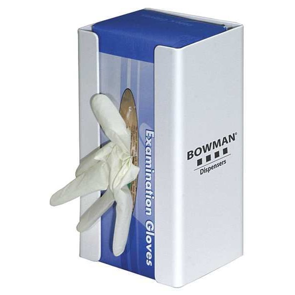 Bowman Dispensers Glove Box Dispenser, Sintra(R) PVC Plastic, Holds (1) Box , White - GC-018