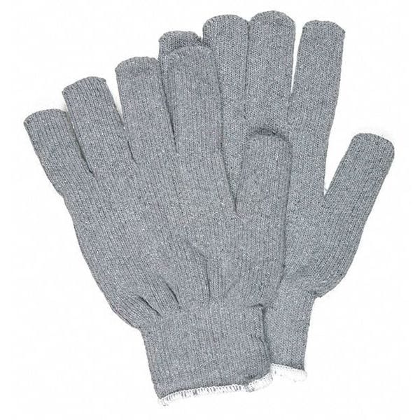 Mcr Safety 9413K Knit Gloves, 500  Degrees F Max Temp., Knit Cuff Gray, L ( 9 ), 12 PK - 9413KM