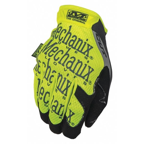 Mechanix Wear The Original(R) E5 Hi-Vis Cut-Resistant Gloves, Synthetic Leather, Armortex(R) Palm, 10, Yellow - SMG-C91-010