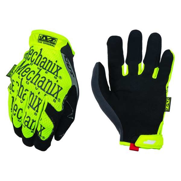 Mechanix Wear The Original(R) E5 Hi-Vis Cut-Resistant Gloves, Synthetic Leather, Armortex(R) Palm, 10, Yellow - SMG-C91-010