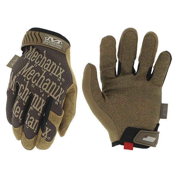 Mechanix Wear The Original(R) Mechanics Gloves, Synthetic Leather Palm, TrekDryÂ® Back, 11, Brown - MG-07-011