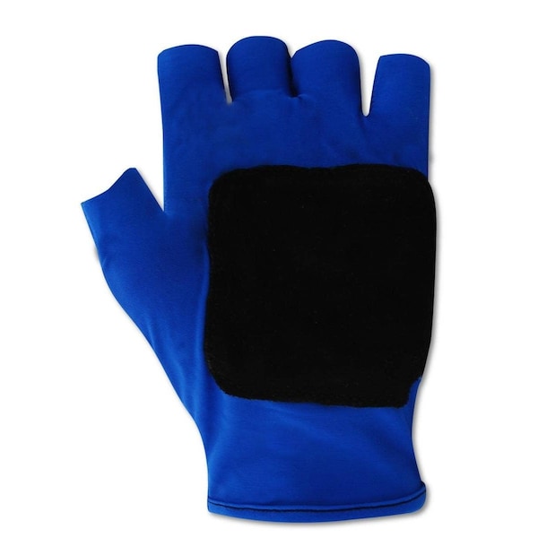 Magid ATV202 Fingerless Gel Palm Padded Impact Glove, M - ATV202-M