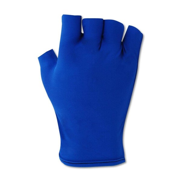 Magid ATV202 Fingerless Gel Palm Padded Impact Glove, M - ATV202-M