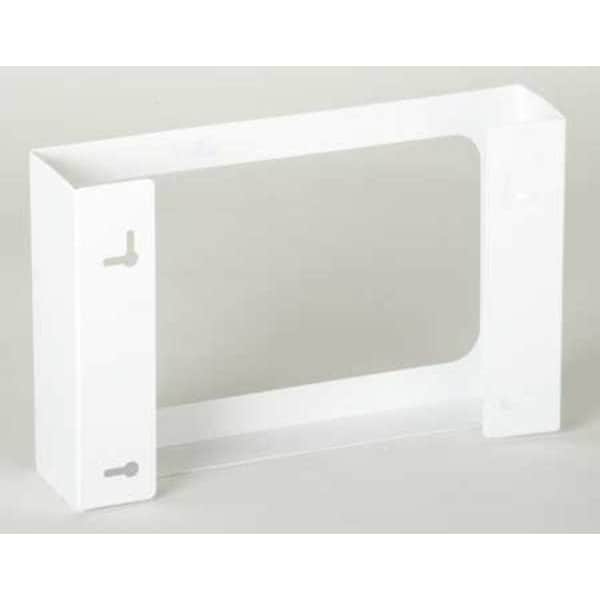 Zoro Select Horizontal Glove Dispenser, Powder-Coated Steel, Holds (3) Boxes , White , 10"H x 18"W x 3-3/4"D - 6GKZ8