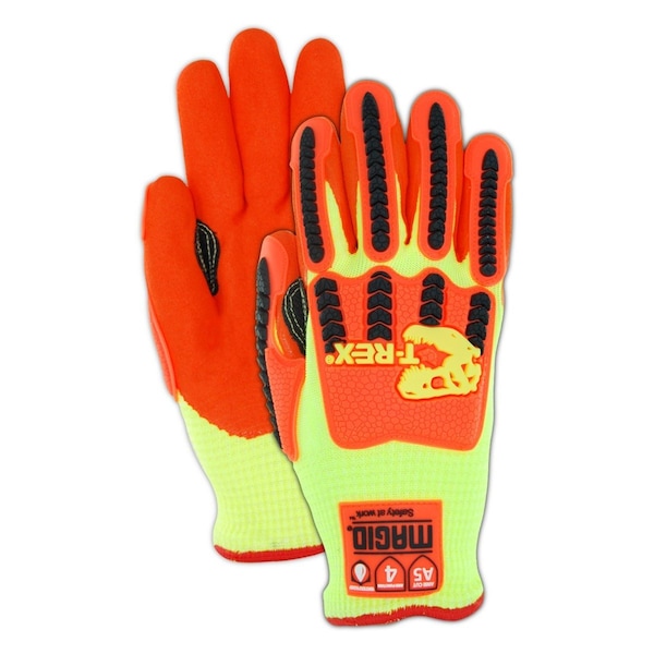 Magid Coated Gloves, , Sandy Nitrile , L 1 PR - TRX540W-L