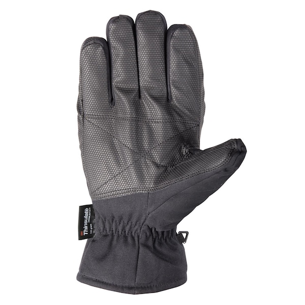 Wells Lamont Wells Lamont Men's Outdoor Winter Gloves Black L 1 pk - 1075LK