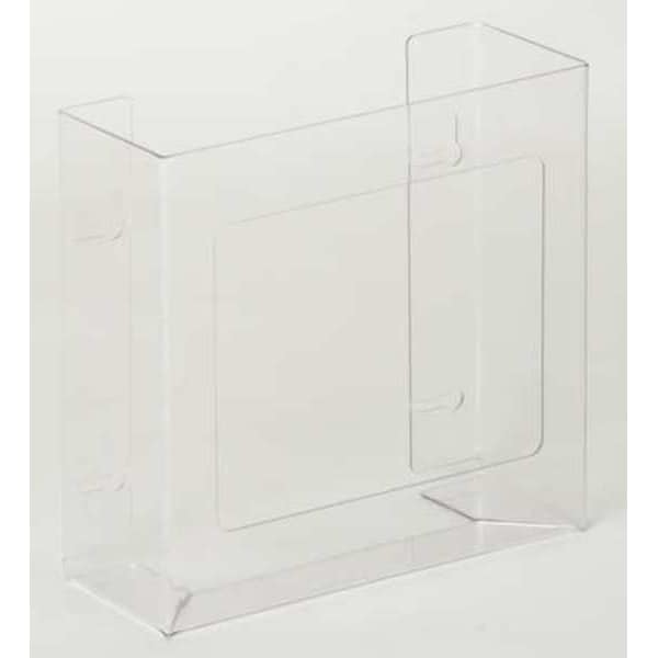 Zoro Select Glove Box Dispenser, Acrylic Plastic, Holds (2) Boxes , Clear , 10"H x 10-1/2"W x 3-3/4"D - 6GLA5