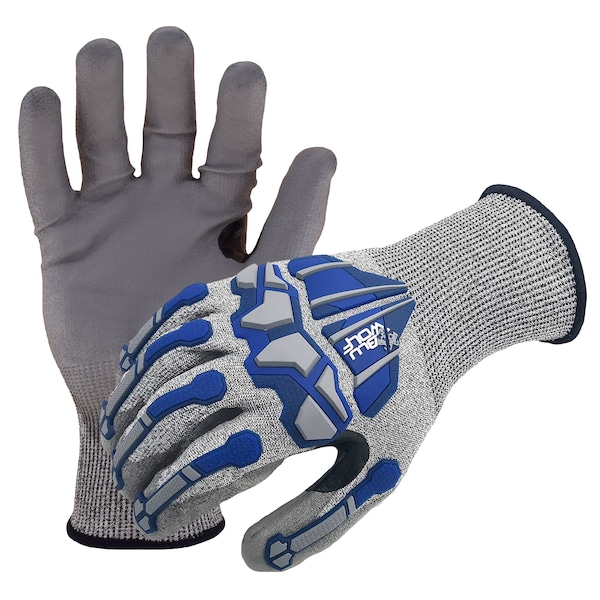 Azusa Safety Cut Resistant Work Gloves, Cut Level A4 , Polyurethane , Smooth , 2XL 1 PR - BW4030