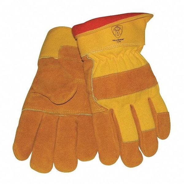 Tillman Cold Protection Gloves, Cotton/Foam Lining, Yellow/Tan, XL - 1578XLB