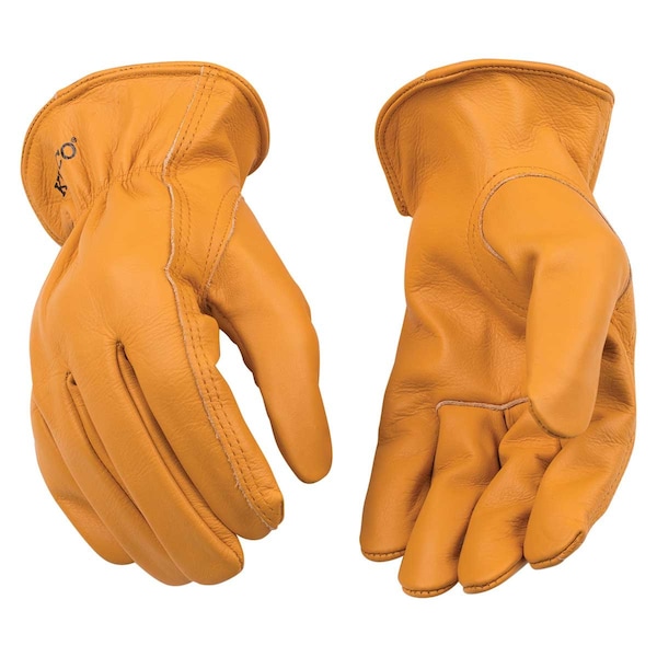 Kinco Drivers Gloves, Buffalo Leather, Brown, L 1 PR - 81-L