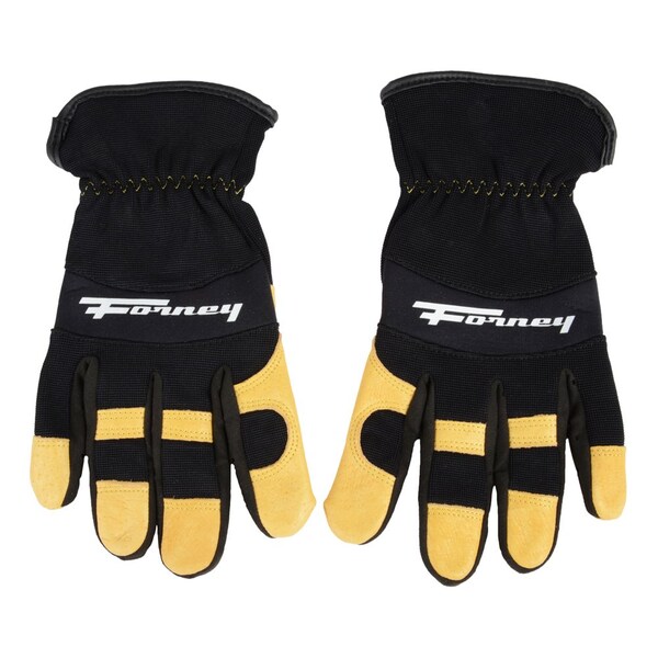 Forney Premium Pigskin Leather Utility Work Gloves Menfts XL - 53092