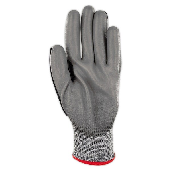 Magid Coated Gloves, Polyurethane, 5 Abrasion Level, Salt & Pepper, , L 1 PR - TRX442L