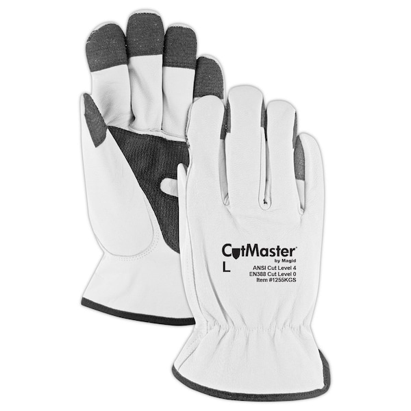 Magid Cut Resistant Gloves, Leather, Band Top Cuff, Keystone Thumb Thumb, 4XL 1 PR - 1255KGS-XXXXL