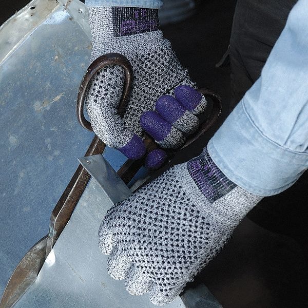 Kleenguard Cut-Resistant Gloves, Cut Level A2 , Dotted , Nitrile , Dotted , L 1 PR - 97432