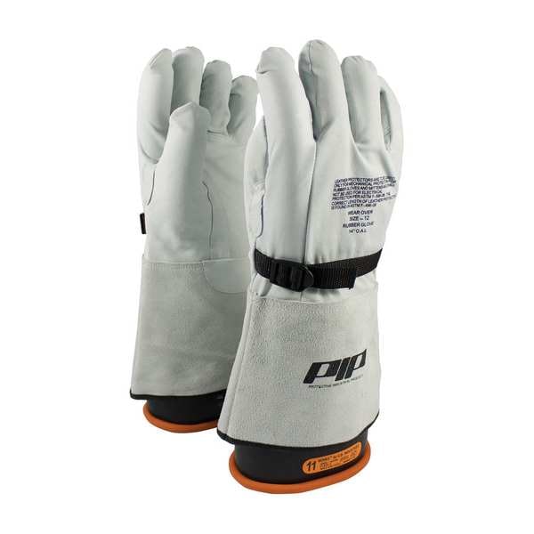 Pip Top Grain Goatskin Protector, Gauntlet Cuff, Straight Thumb, 12, 1 PR - 148-6000/12