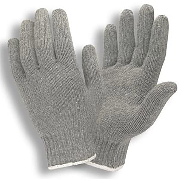 Cordova Machine Knit, Standard Weight Gloves, Gray, L, 12PK - 3415GL