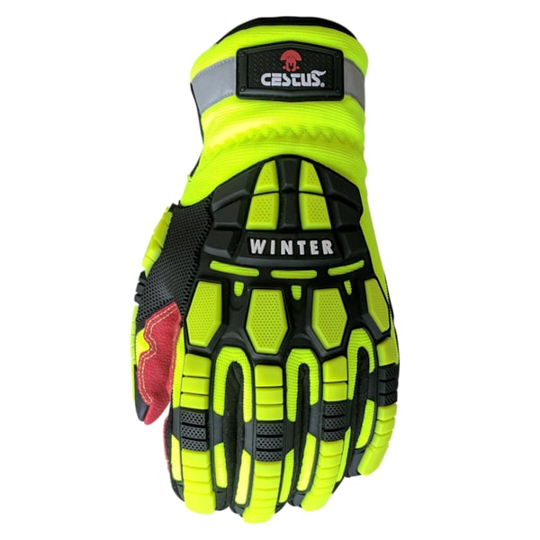 Cestus ANSI Cut A9 Winter Impact Gloves, Waterproof, Insulated, L - 5207-L