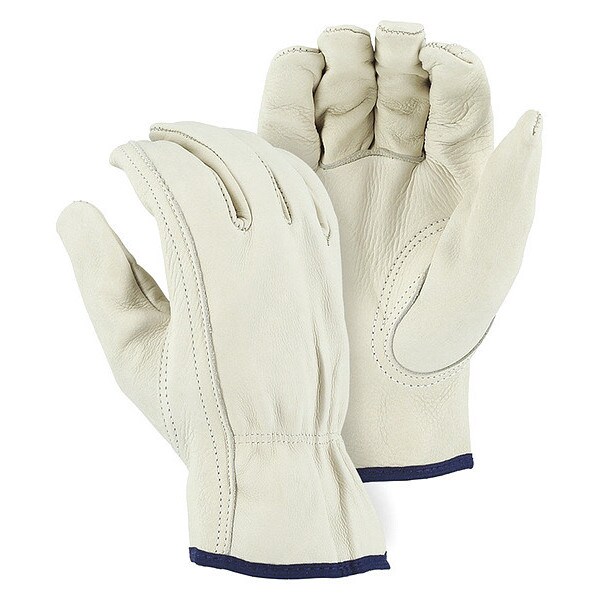 Majestic Glove Leather Gloves, Open Cuff, Keystone Thumb, 4XL, 12 PK - 2510/14