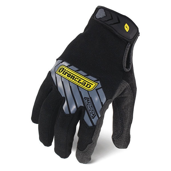 Ironclad Performance Wear Command(TM) Mechanics Touchscreen Gloves, Nylon Palm, Polyester Back, M, Black - IEX-MPG-03-M