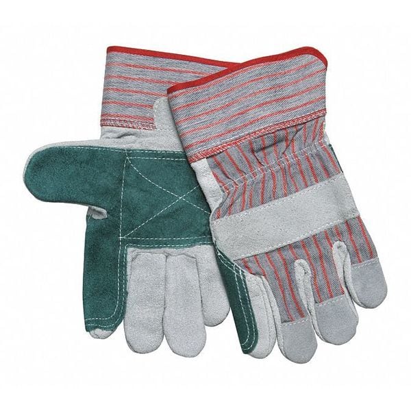 Mcr Safety Shoulder Leather Double Palm XL, PK12 - 1211XL