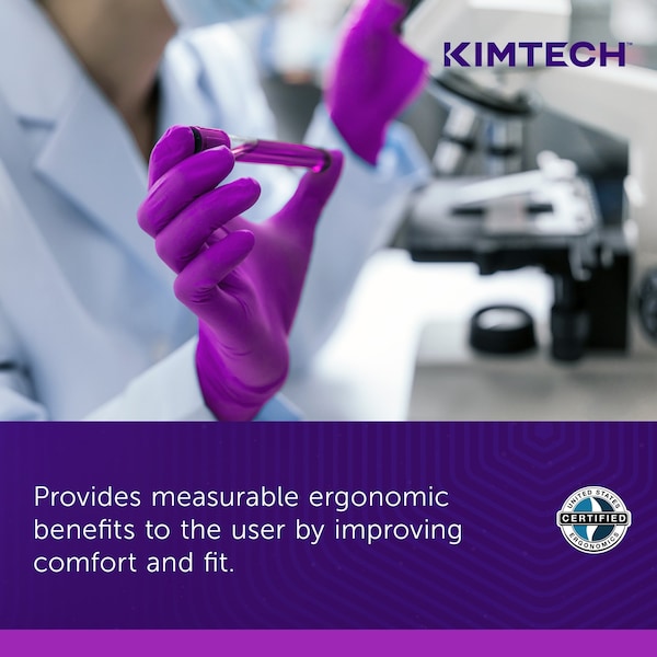 Kimtech Kimtech Polaris Xtra Nitrile Exam Gloves, 5.9 Mil, 12 in�, M, 50 Pack - 62762