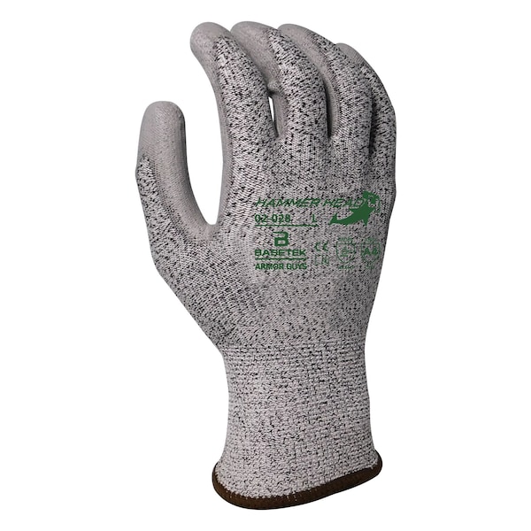Armor Guys Cut Resistant Gloves, Cut Level A4 , Polyurethane Palm , L 12 PK - 02-028-L