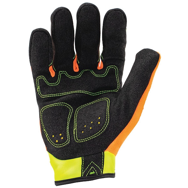 Ironclad Performance Wear COMMAND IEX-HZI5 Mechanics Gloves, Synthetic Leather Palm, Polyester Back, L - IEX-HZI5-04-L
