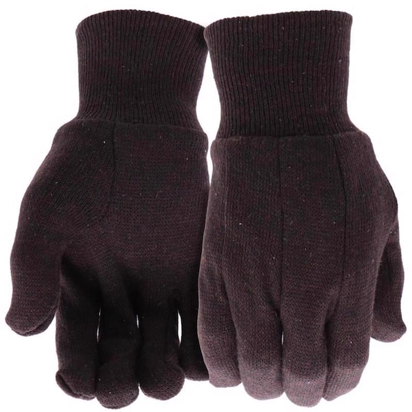 Boss Boss Unisex Indoor/Outdoor Seamless Knit Jersey Work Gloves Brown L 2 pair - 4023