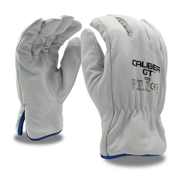 Cordova Cut-Resistant Leather Drivers Gloves, Caliber-GT, Without TPR, L - 8505L