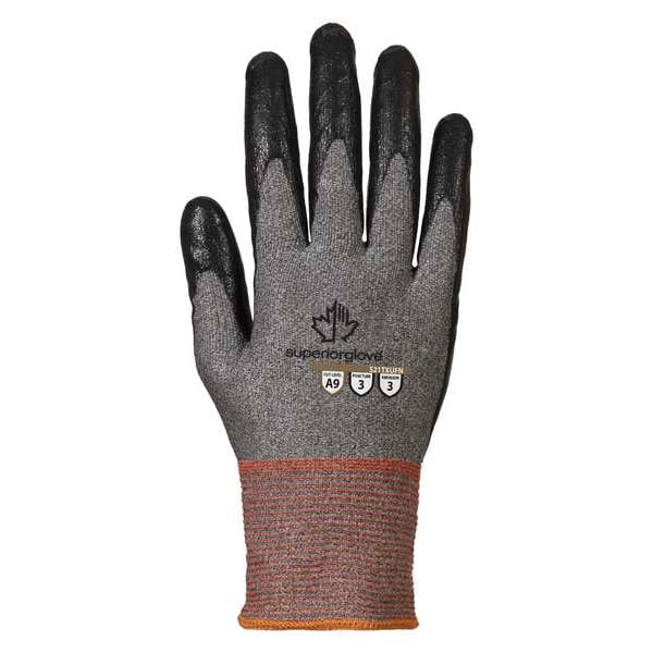 Tenactiv Cut-Resistant Coated Gloves, Cut Level A9 , Nitrile , L ( 9 ) 1 PR - S21TXUFN-9