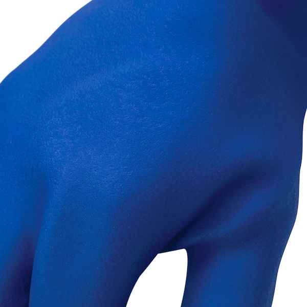 212 Performance Heat and Liquid Resistant Protective Gloves in Blue and Black, Large - 7015397