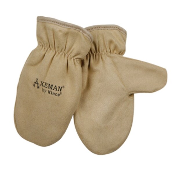 Kinco Kinco Axeman Unisex Outdoor Work Mittens Brown Youth 1 pair - 1930-KS
